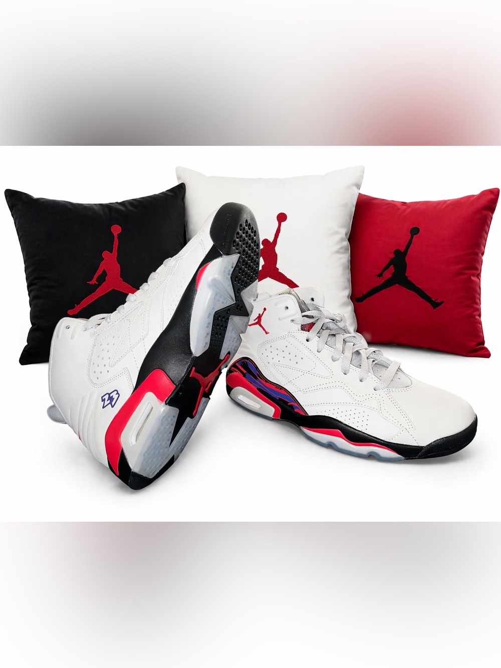 NEW Air Jordan MVP 678 White/Red/Black 9.5